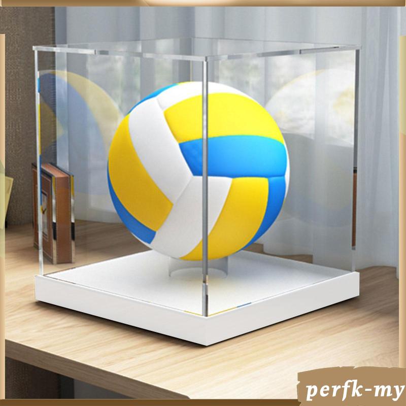 [PerfkMY] Basketball Display Case Stand Clear Acrylic Full Size