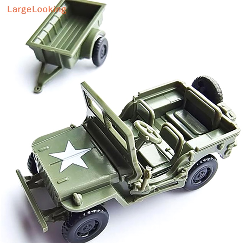 [LargeLooking] 4D Assembly 1/72 US Willys Jeep MB General Purpose Car