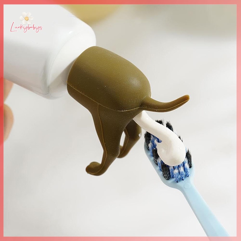 Luckybabys> Pooping Dog Butt Toothpaste Topper Pooping Toothpaste Cap