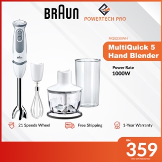 Braun Multiquick 5 Vario Hand Blender with 21 Speeds, MQ5000 at