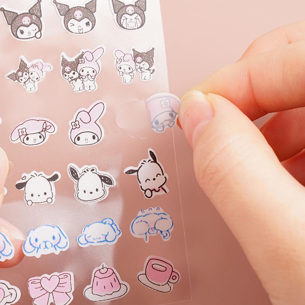24psc/sheet Kuromi Sario Hydrocolloid Acne Patch Cartoon Cute Cat Paw