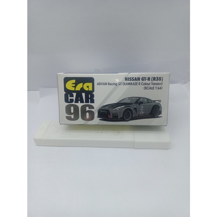 Era Nissan GT-R R35 Advan Racing GT Bianco - Modello In Diecast 1/64 Edizione Limitata 960 Pezzi