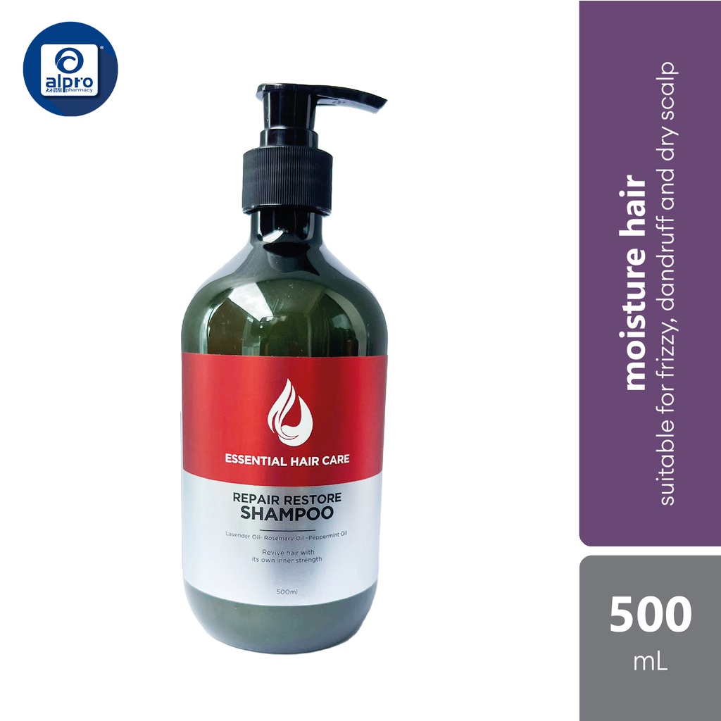 Essential Shampoo Repair Restore Shampoo (500ML) Suitable for frizzy