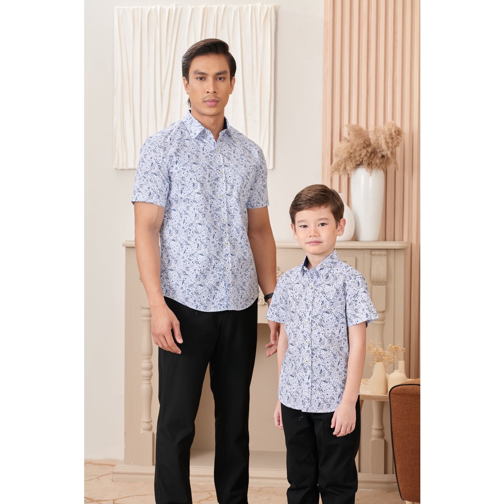 Dad & Son Matching Design Shirt - White | Shopee Malaysia