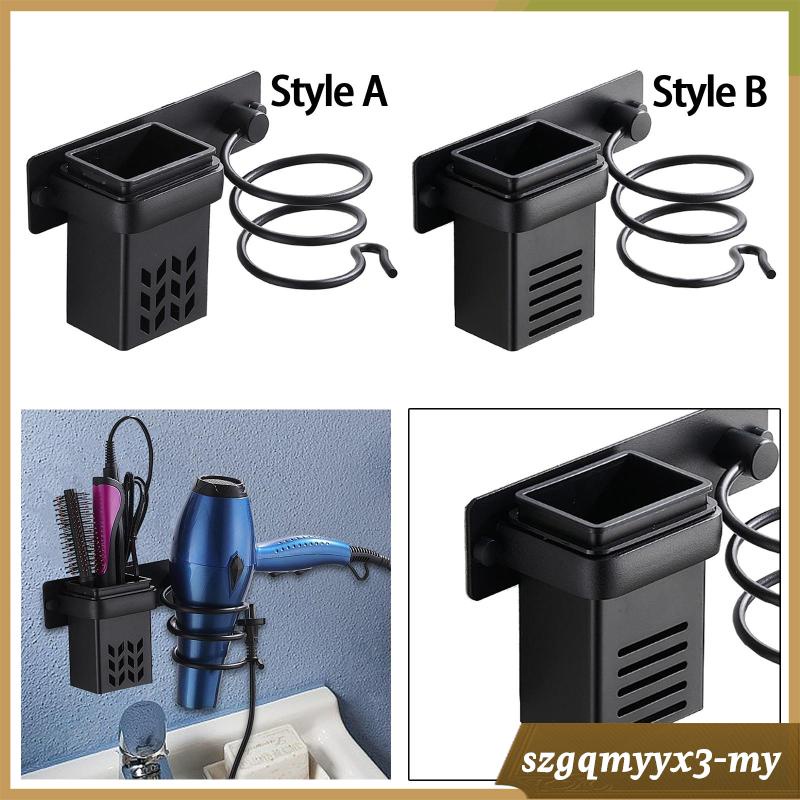 [ Hairs Dryer Holder Aluminum Shelf Hairs Dryer Bracket Bedroom Makeup