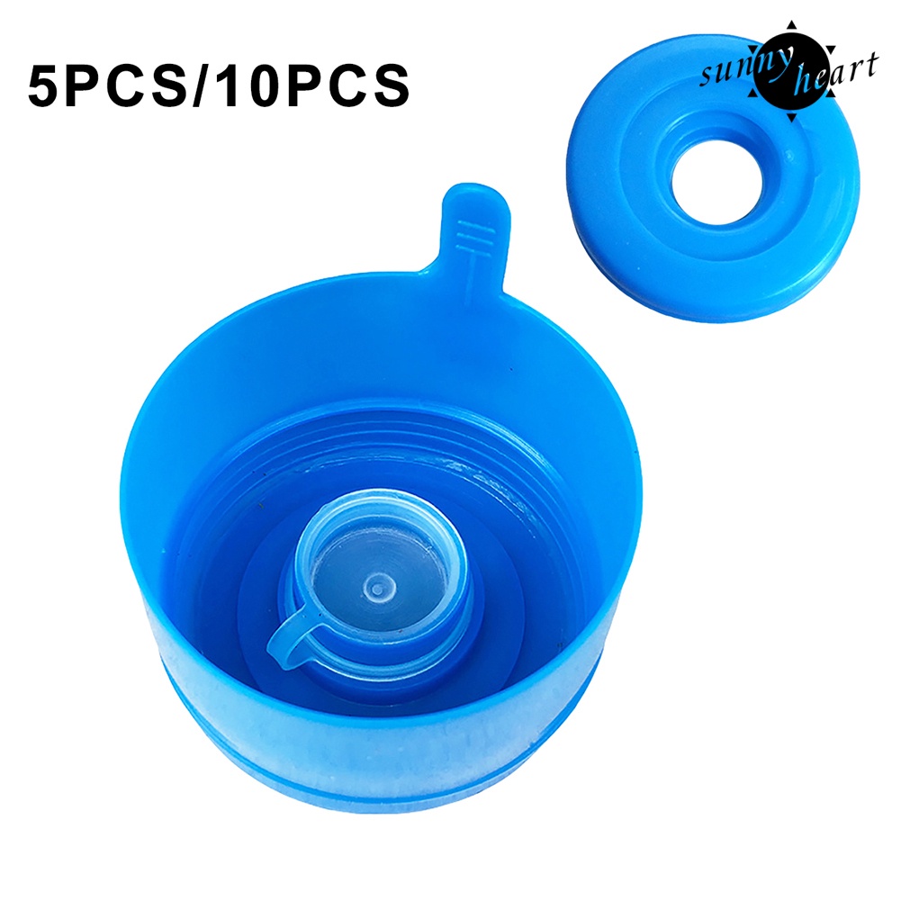 [SH]Reusable Non Spill Anti Splash Water Bottle Caps for 55m 3/5 Gallon