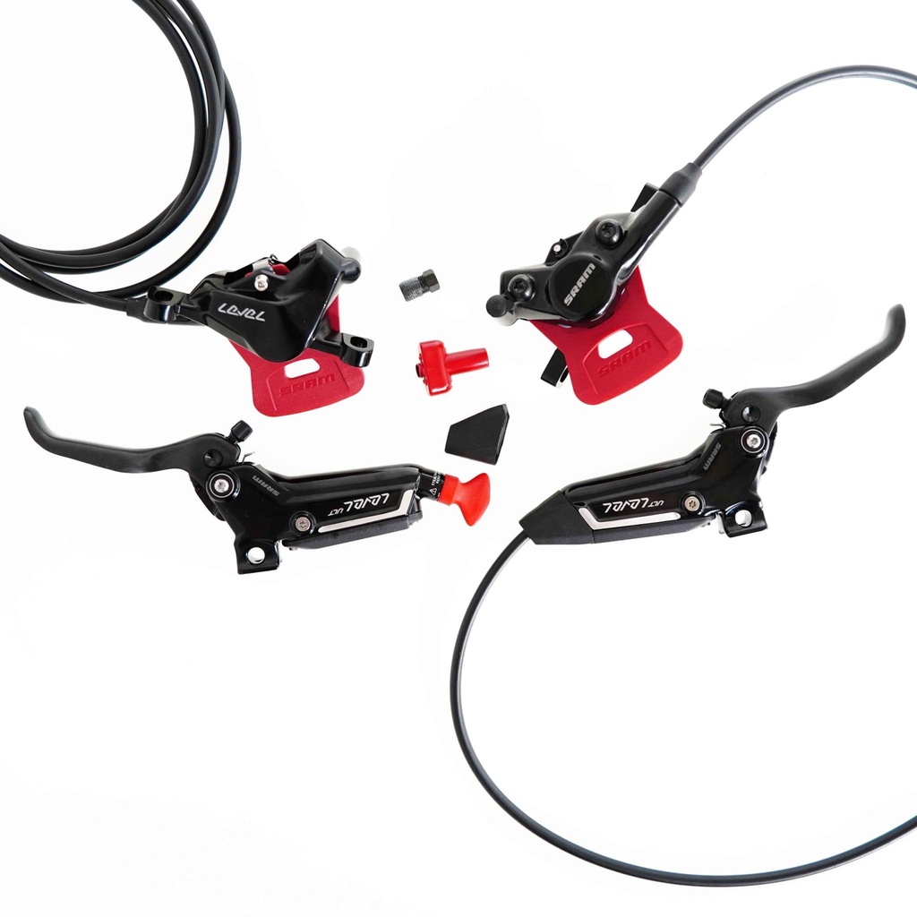 SRAM Level Ultimate Stealth 2Piston Bicycle Black Brake Mountain Bike