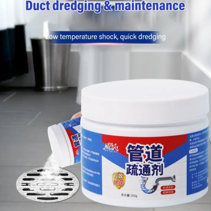 Clog Remover Powder Complete Pipeline Dredge Agent Pipe Cleaner/Pipe