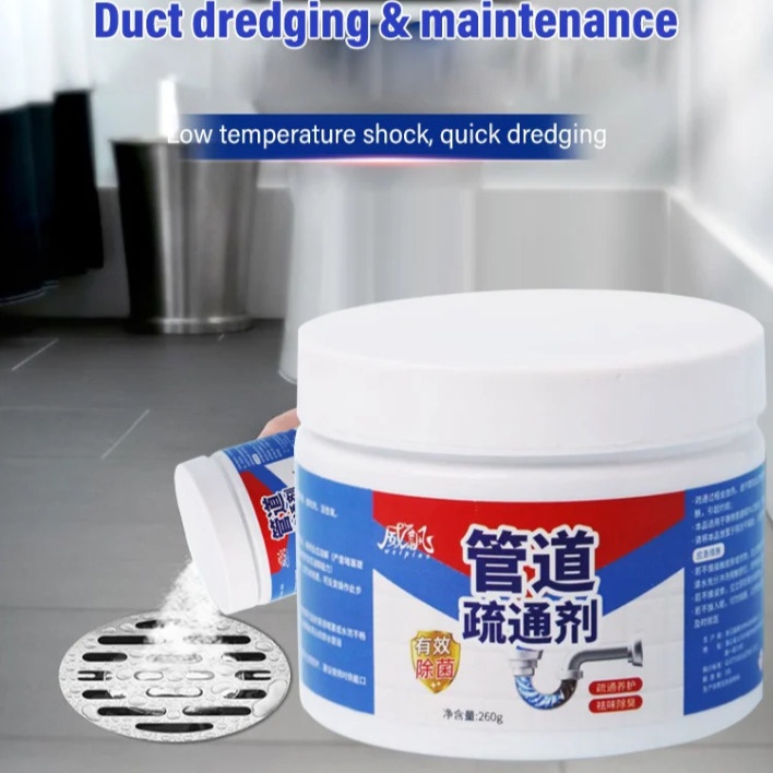 Clog Remover Powder Complete Pipeline Dredge Agent Pipe Cleaner/Pipe ...