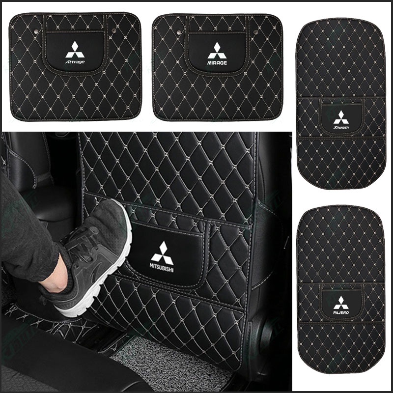 Pcs Car Seat Anti Kick Pads Waterproof Anti Dirty Protective Leather Pads Car Interior