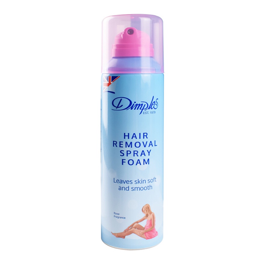 DIMPLES Hair Removal Spray Foam Rose 200ml Shopee Malaysia