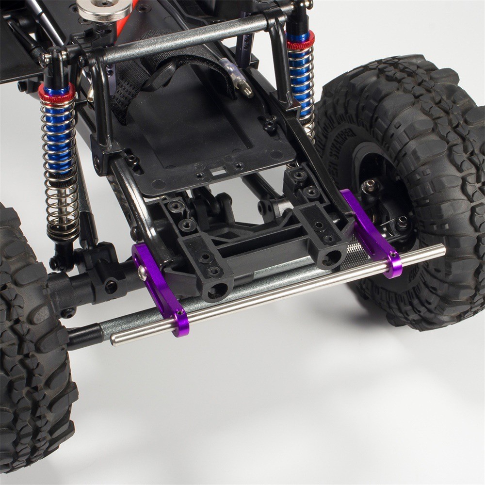 Metal Front Rear MODULAR Bumper Bull Bars For 1/10 RC Crawler Chassis ...