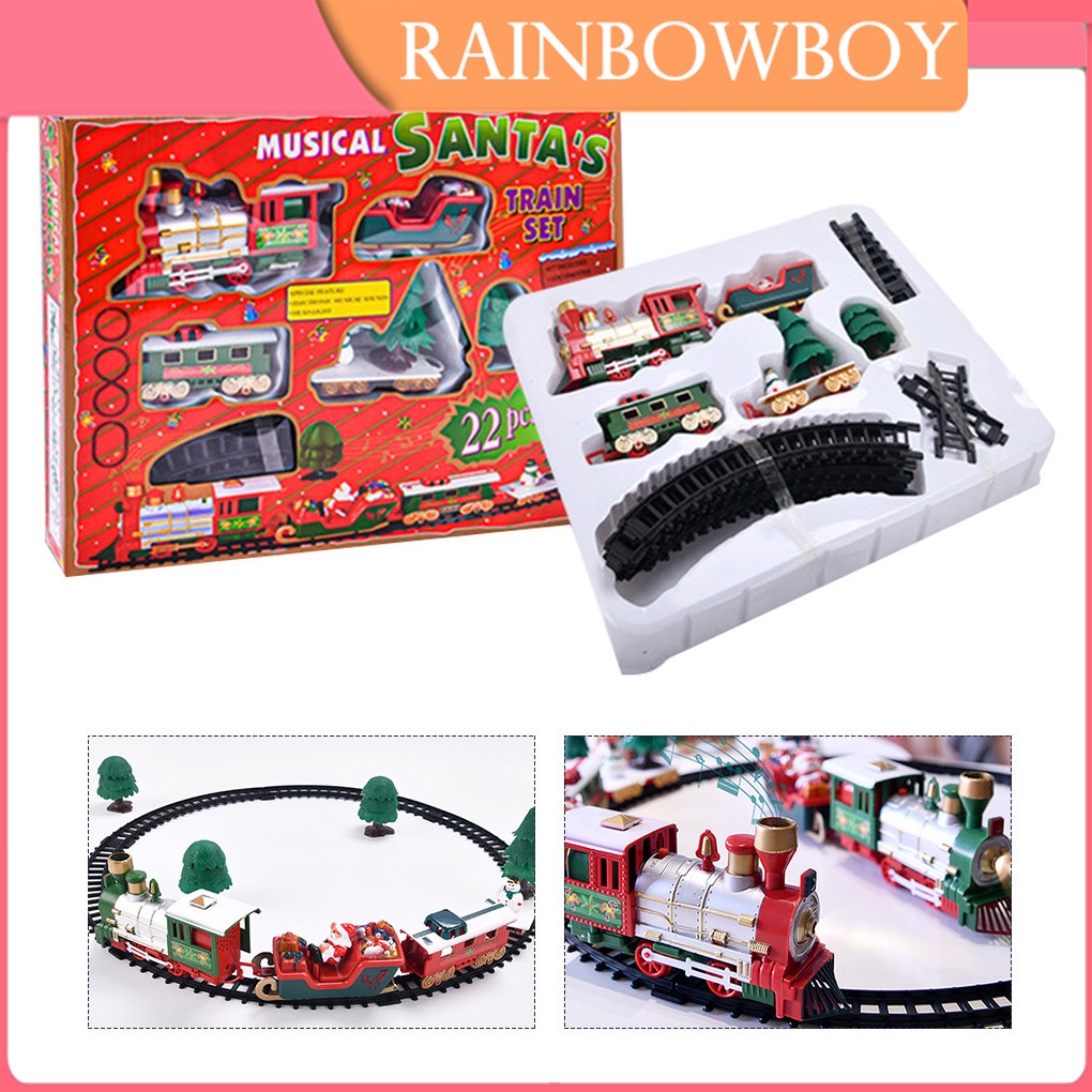 Christmas Classic Express Train Set Traditional Xmas 260CM Decoration ...