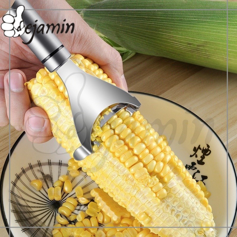 Stainless Steel Corn Cutter Peeler Stripper Corn Thresher Tool Slicer ...