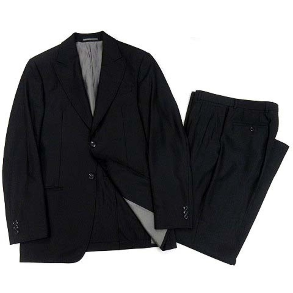 Armani Collezioni Suit Top and Bottom Set 2B Jacket Black 46