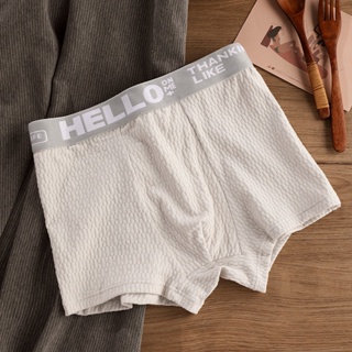 Hello Underwear Boxer Underwear Men Cotton Seluar Dalam Lelaki