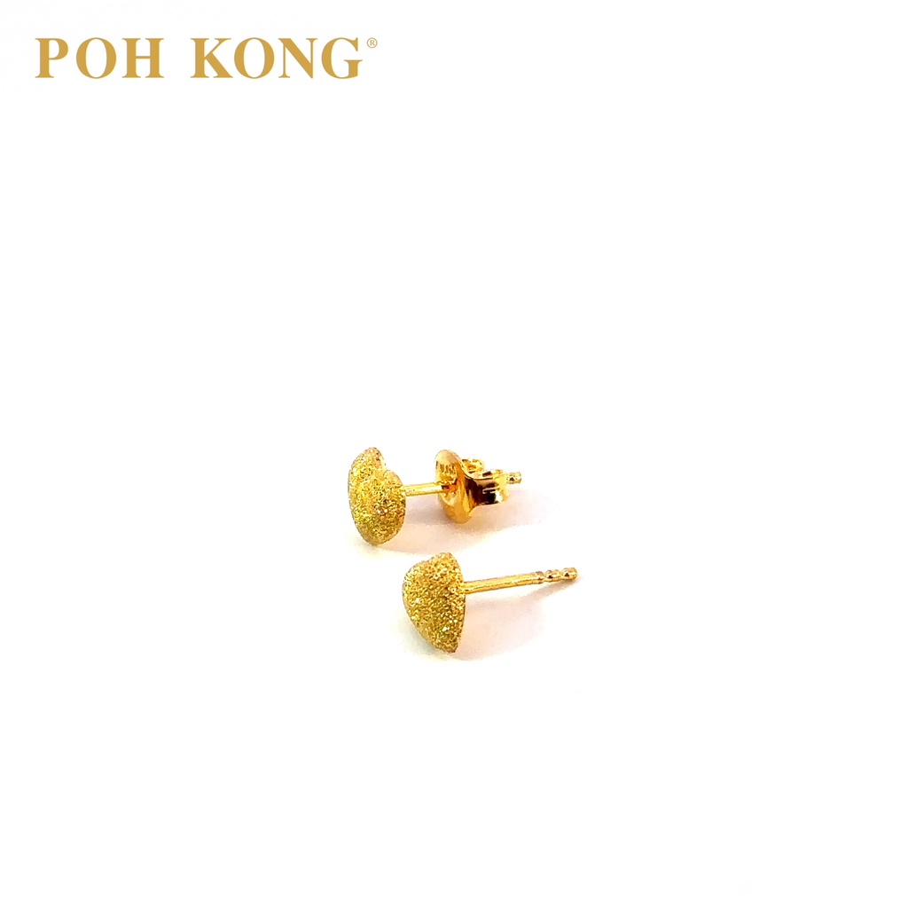 Poh kong deals white gold earrings