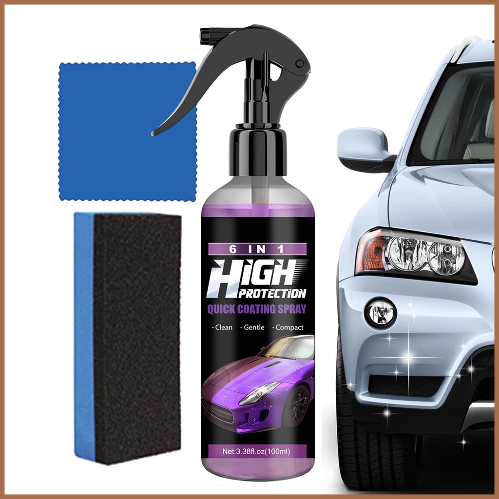 Car Ceramic Coating 6 in 1 Car Shield Coating Long Lasting Car Wax ...