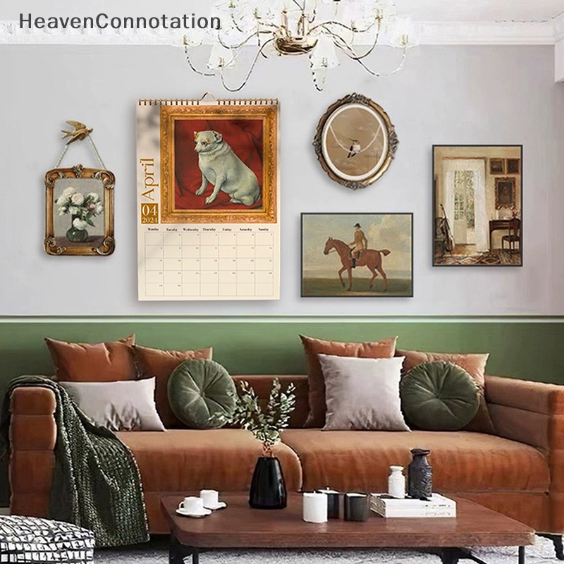 heavenconnotation-weird-medieval-dogs-calendar-2024-dog-wall-caledar