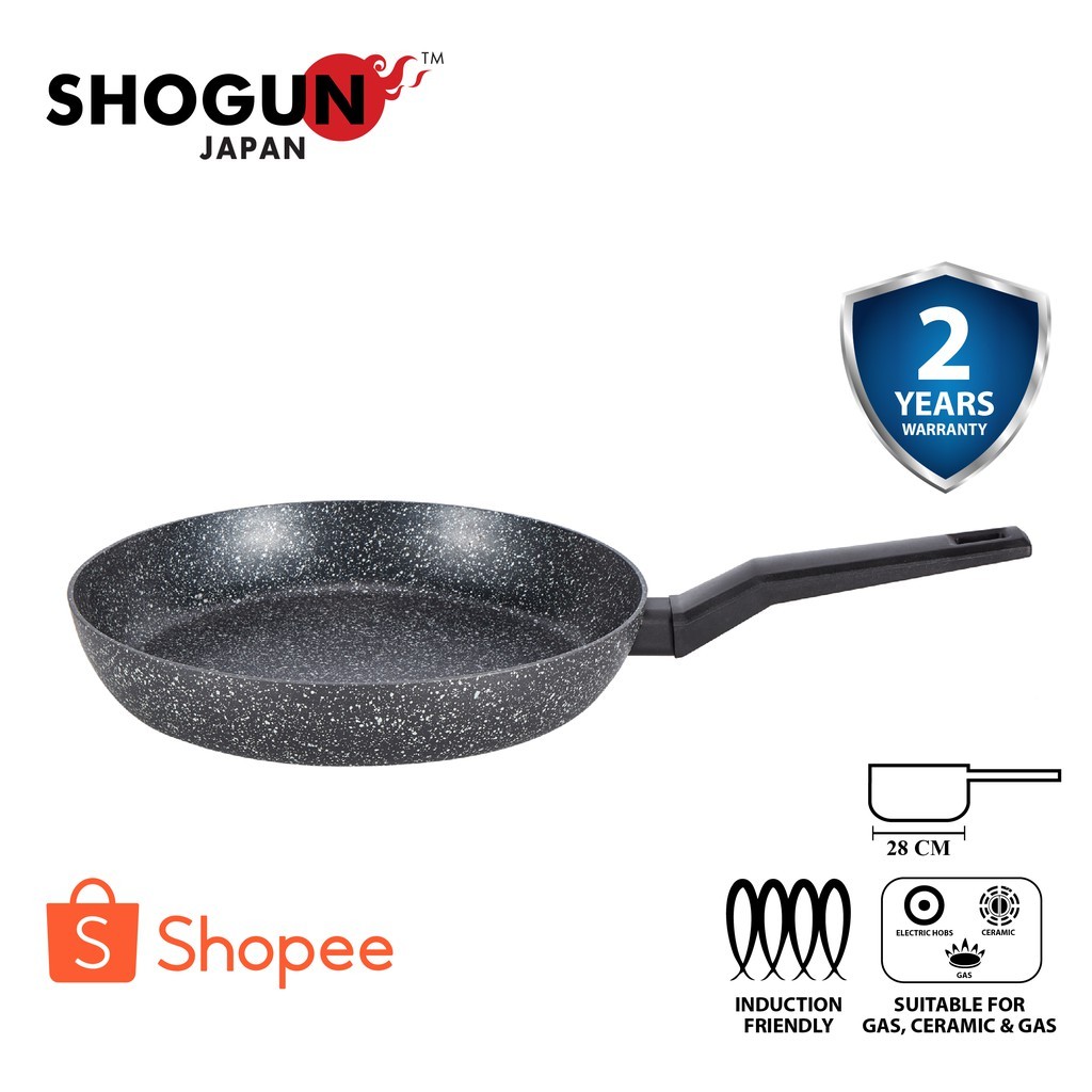 Shogun Zen Marble 28 x 5.5cm Non-stick Frypan, 2.8L (IH) | Shopee Malaysia