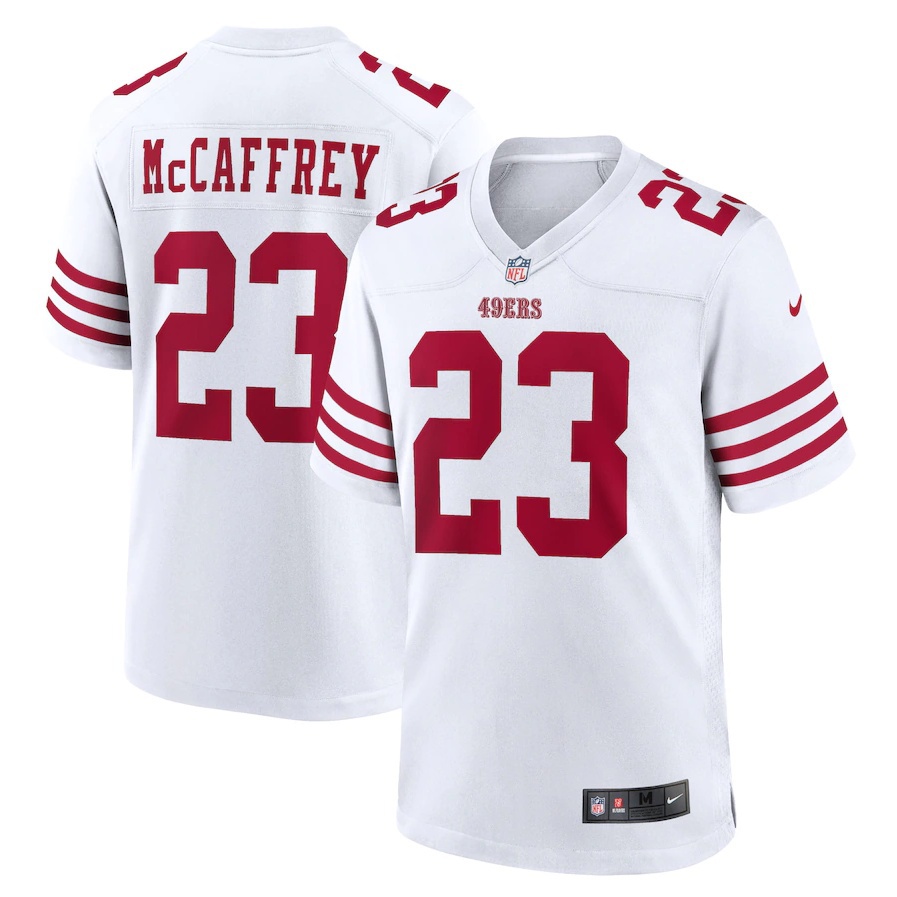 NFL San Francisco 49ers (Christian McCaffrey) Men's Game Football Jersey