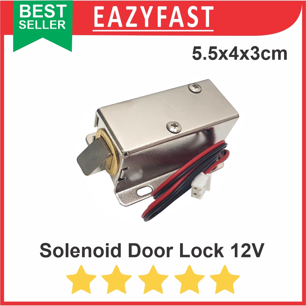 Solenoid Electric Door Lock 12v Arduino RFID Electric Door Lock