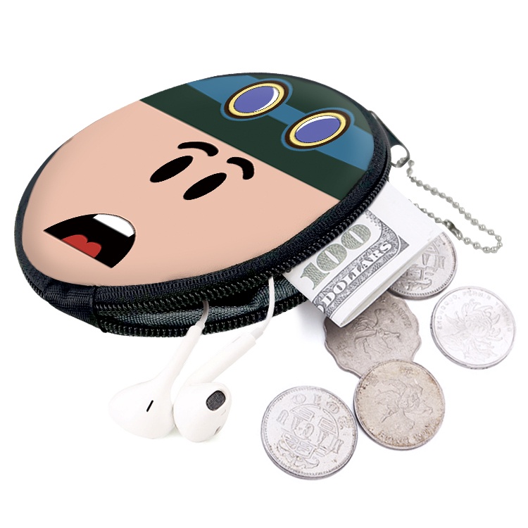 Roblox New Cartoon Mini Round Wallet Cute Coin Purse for Students and