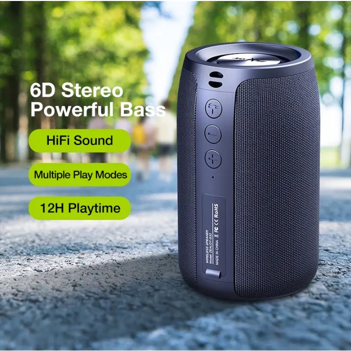 [Malaysia In Stock]Zealot S32 Portable TWS Bluetooth Speaker Bass
