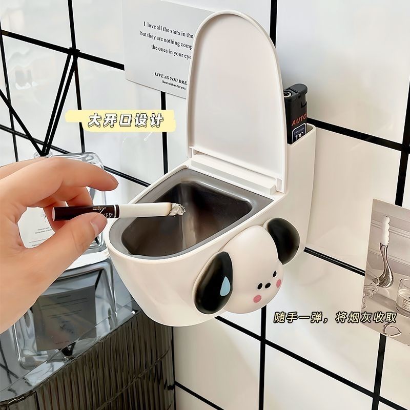10.18 wall mounted toilet ashtray, personalized Creative wallmounted