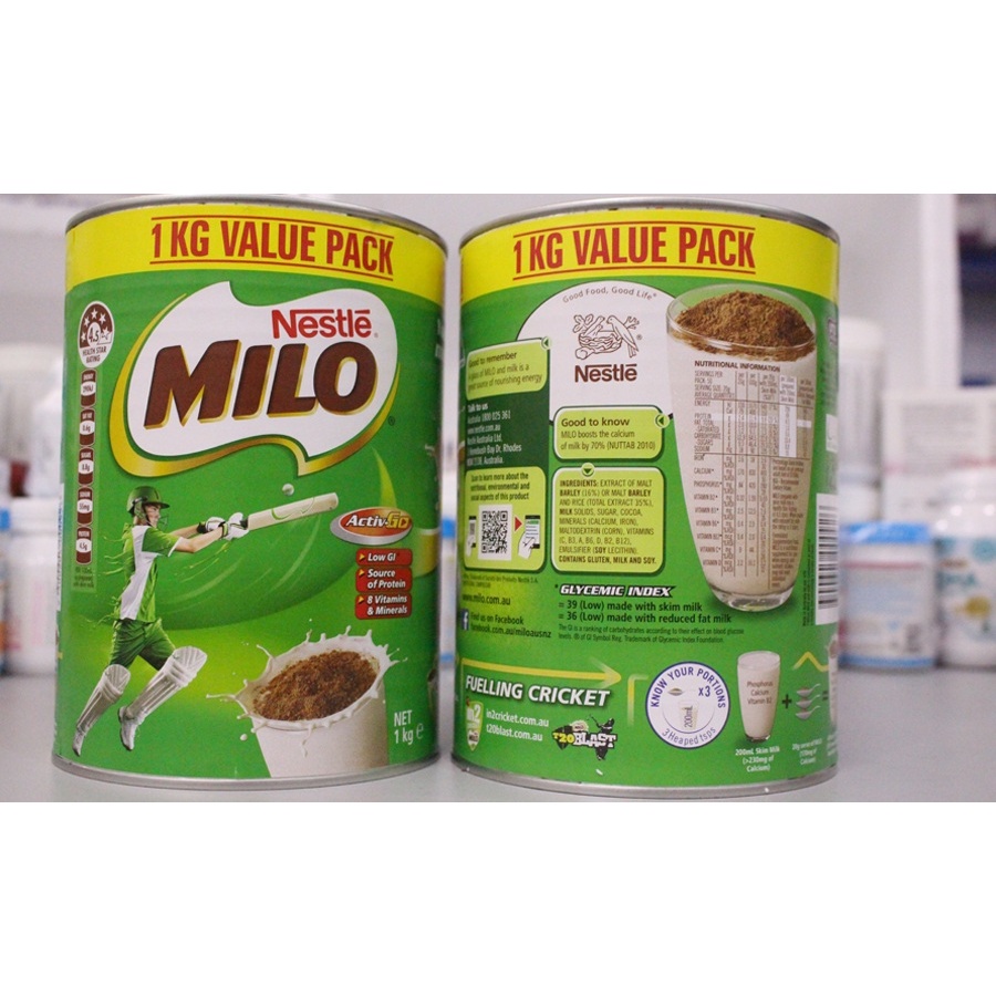 Australian Milo Milk Powder 1kg Shopee Malaysia