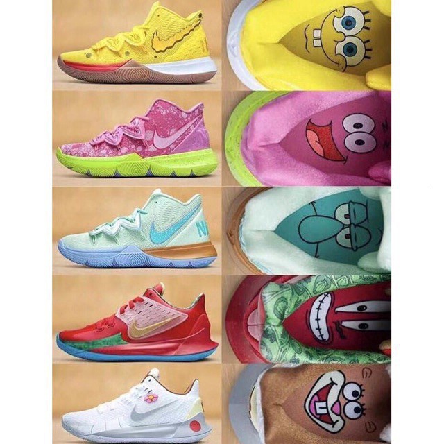 spongebob squarepants tennis shoes