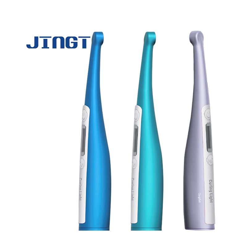 JINGT Dental Light Cure Dental Curing Lamp Wireless LED Light Curing