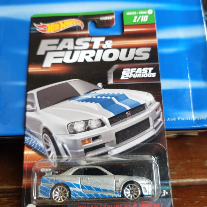 Hot Wheels Nissan Skyline GT-R R34 fast furious hW Race FF 2023 ...