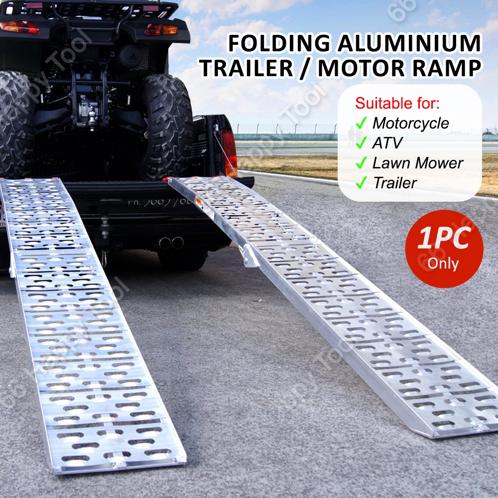 Aluminum Ramp Ladder Bike Motorcycle Tangga Motor Folding Ladder Heavy ...