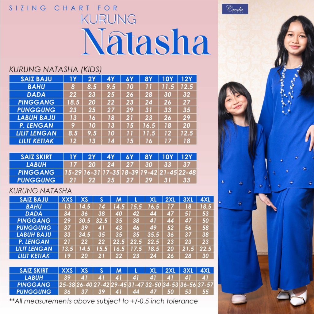 BAJU KURUNG PAHANG MODEN KURUNG SET FAMILY SEDONDON IBU ANAK BAJU RAYA 2025 BUDAK KIDS NATA AF