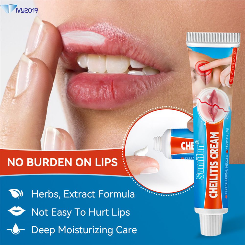 20g Cheilitis Treatment Balm Lip Care Cheilitis Cream For Dry Chapped