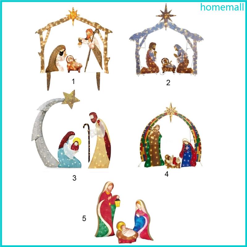 HO Nativity Sets Decorations Christmas Nativity Set Holy Family Nativity Scene Shopee Malaysia