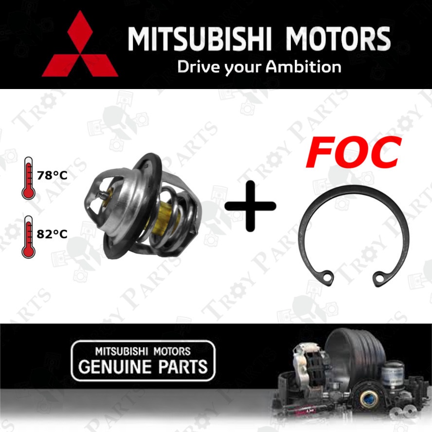 Mitsubishi Thermostat with Clip Gen2 Persona Saga BLM FL FLX Exora ...