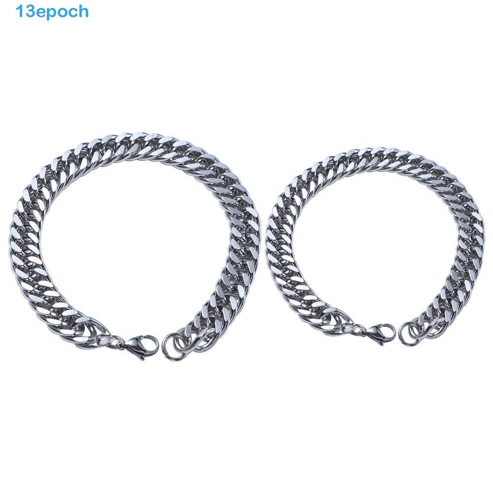 EPOCH Bracelets Rock Harajuku Hand Chain Punk Stainless Steel Cuban