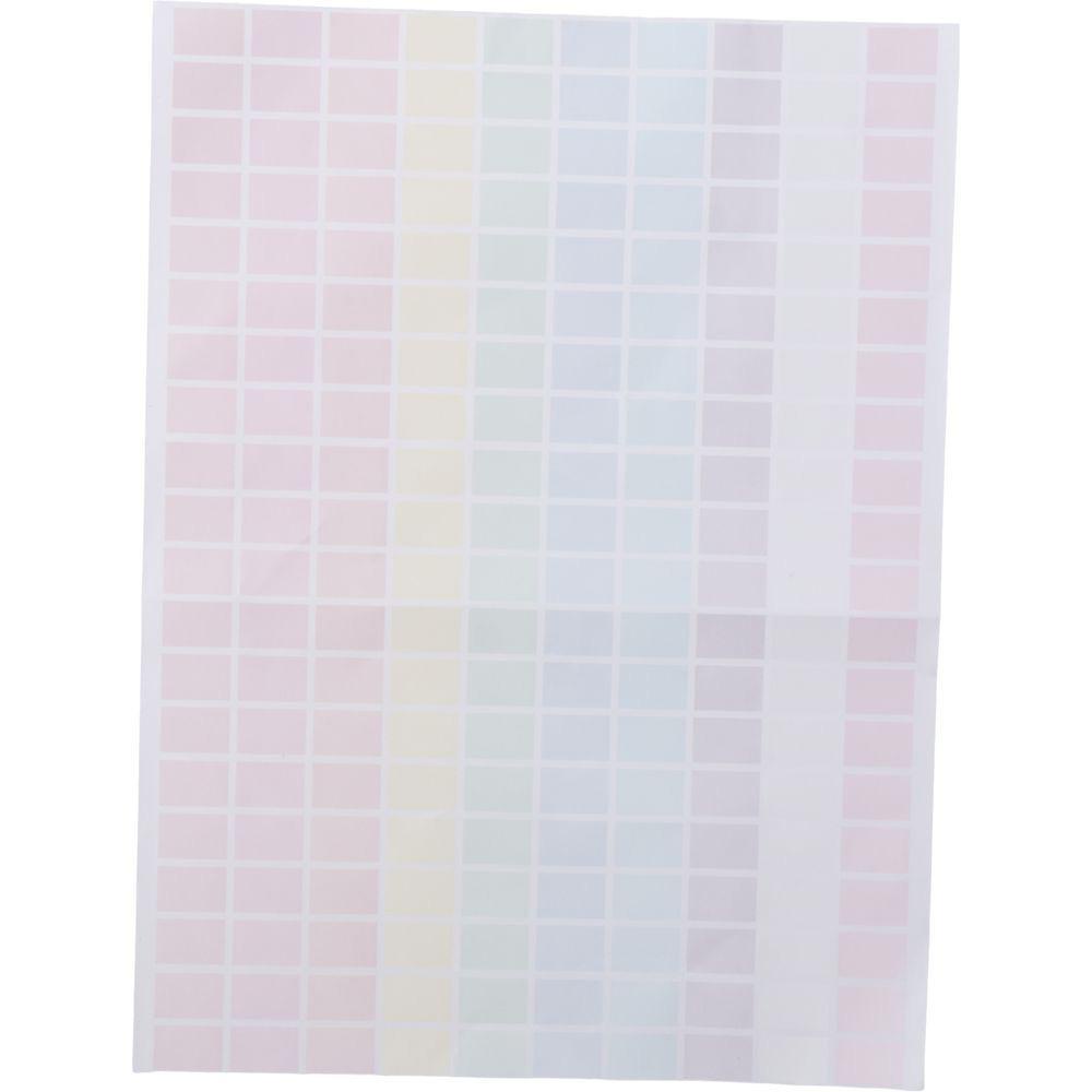 LANJ 2000PCS Self-adhesive Stickers, Multi-color Rectangular Colored ...