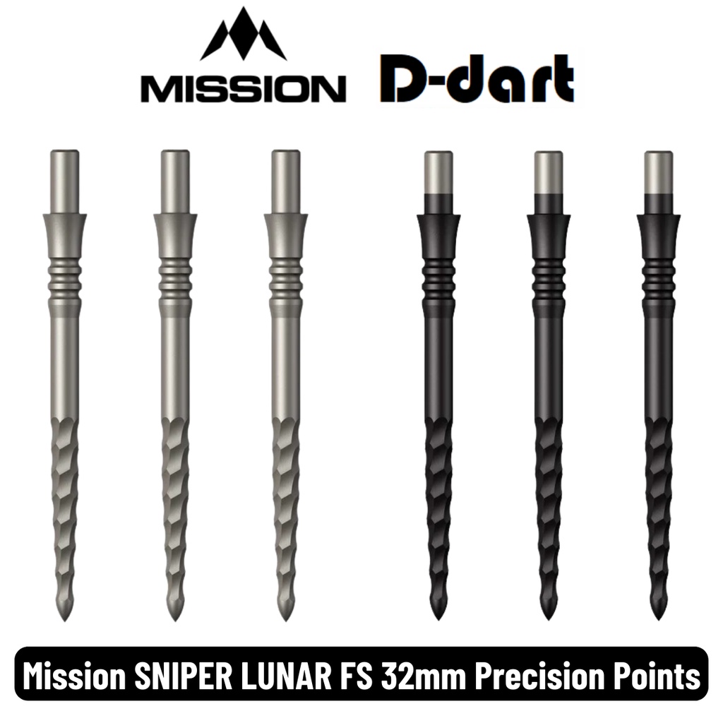 MISSION Dart Point - 32mm Black/Silver Lunar FS Sniper Precision ...