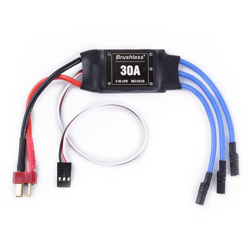 Rc Brushless 30A ESC 2-4S Electric Speed Controller with 5V 2A BEC For ...