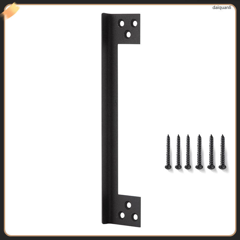 daiquanli Door Latch Guard Jamb Plate Sliding Barn Latches Outswing