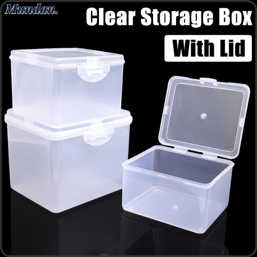 MUNDAN 1Pcs Storage , Rectangular Shape Plastic Storage Box ...