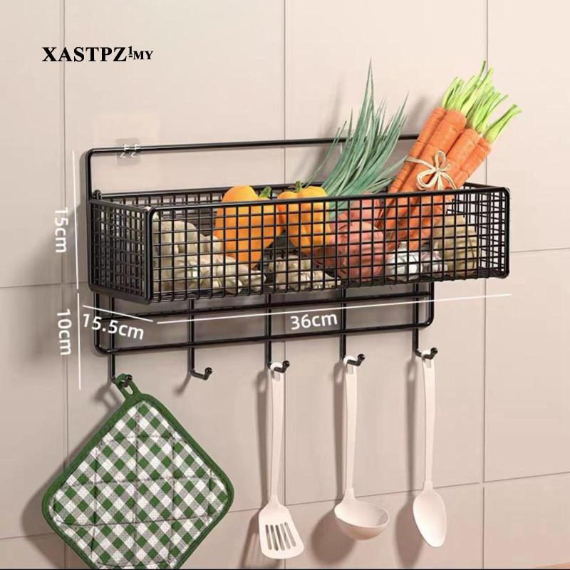 [XastpzbaMY] Wall Mounted Shelves, Hanging Wall Organizer with Hooks