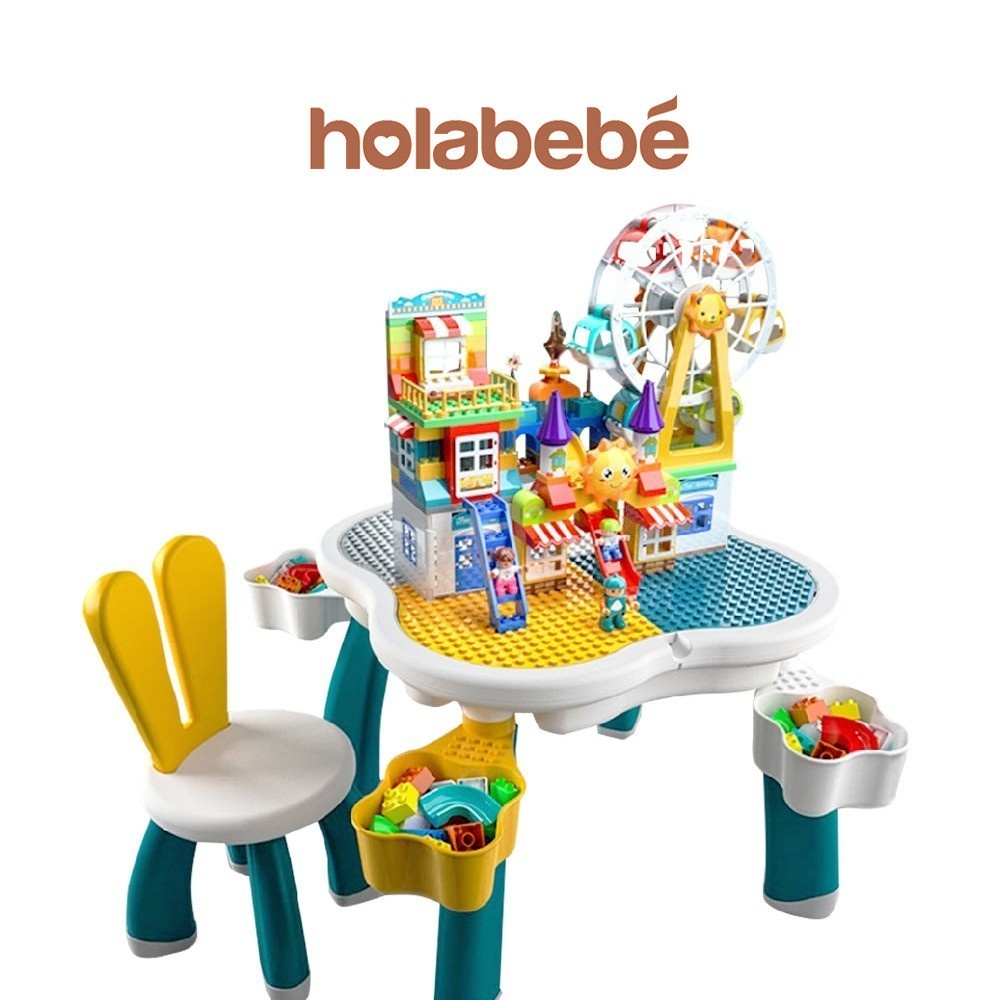 Early Education Multipurpose Building Block Table Shopee Malaysia