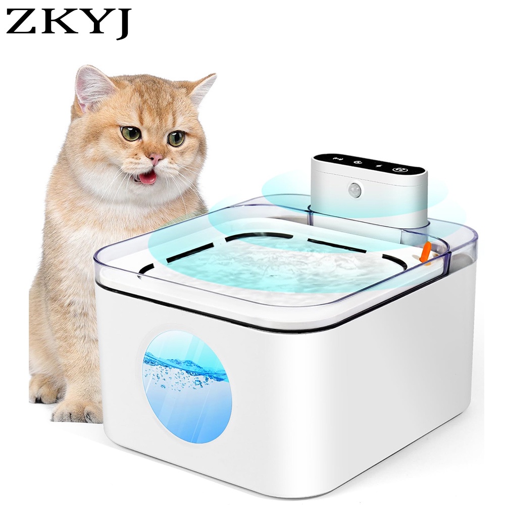3L Wireless Cat Water Fountain Automatic Pet Water Fountain 5200mA