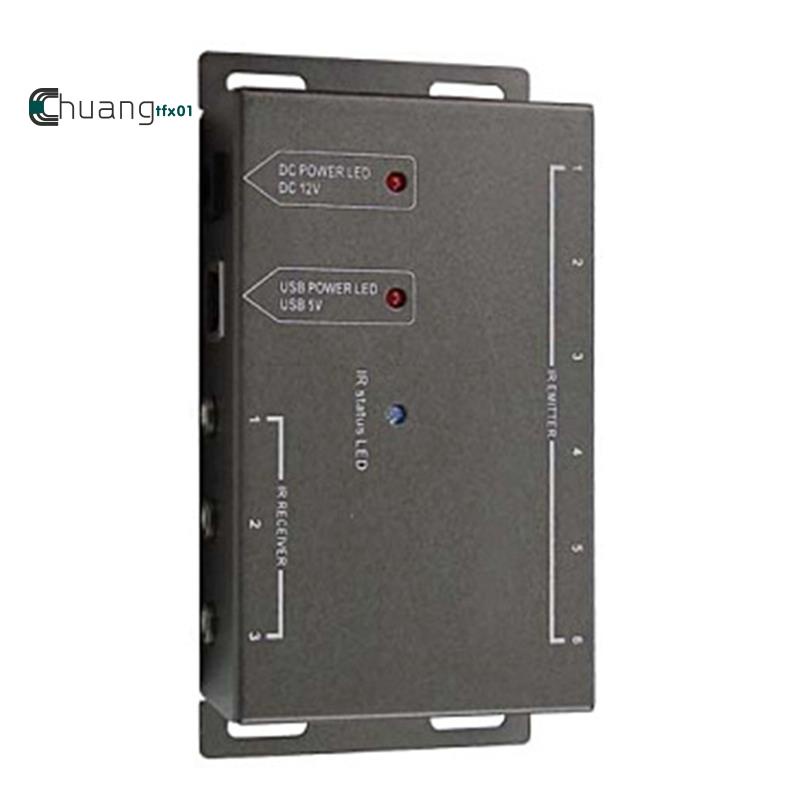 IR Infrared Remote Control Repeater Extender Kit 6 Emitters with 1