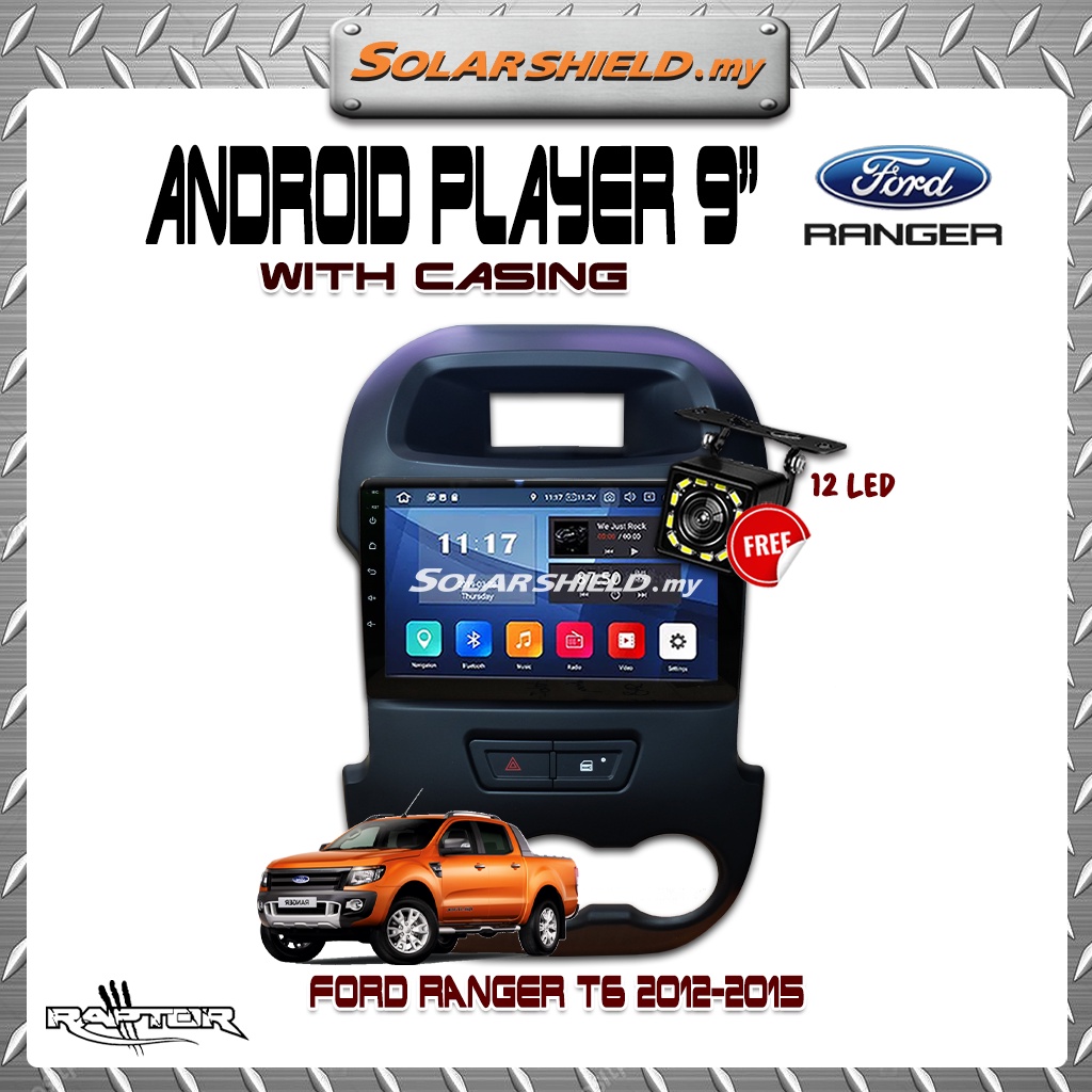Ford Ranger T6 2012-2015 9'' 1+16G Android Player GPS Waze + Casing ...