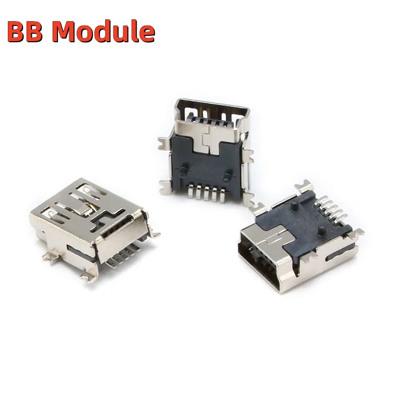10PCS Mini USB SMD 5 Pin Female Mini B Socket Connector Plug | Shopee ...